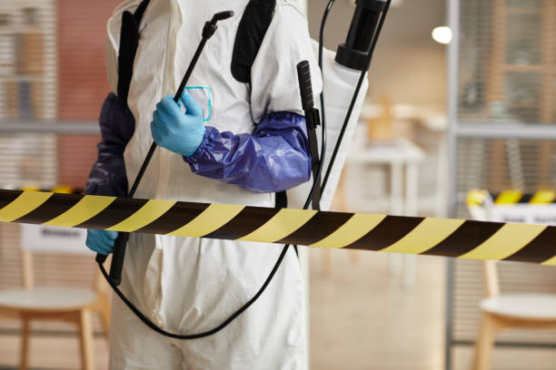 Professional Biohazard Cleanup technician working in Covington, WA